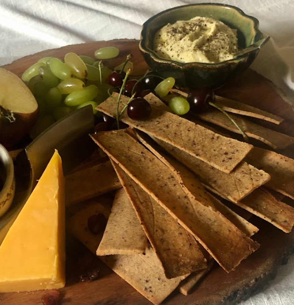 Vegan Brown Rice Crackers