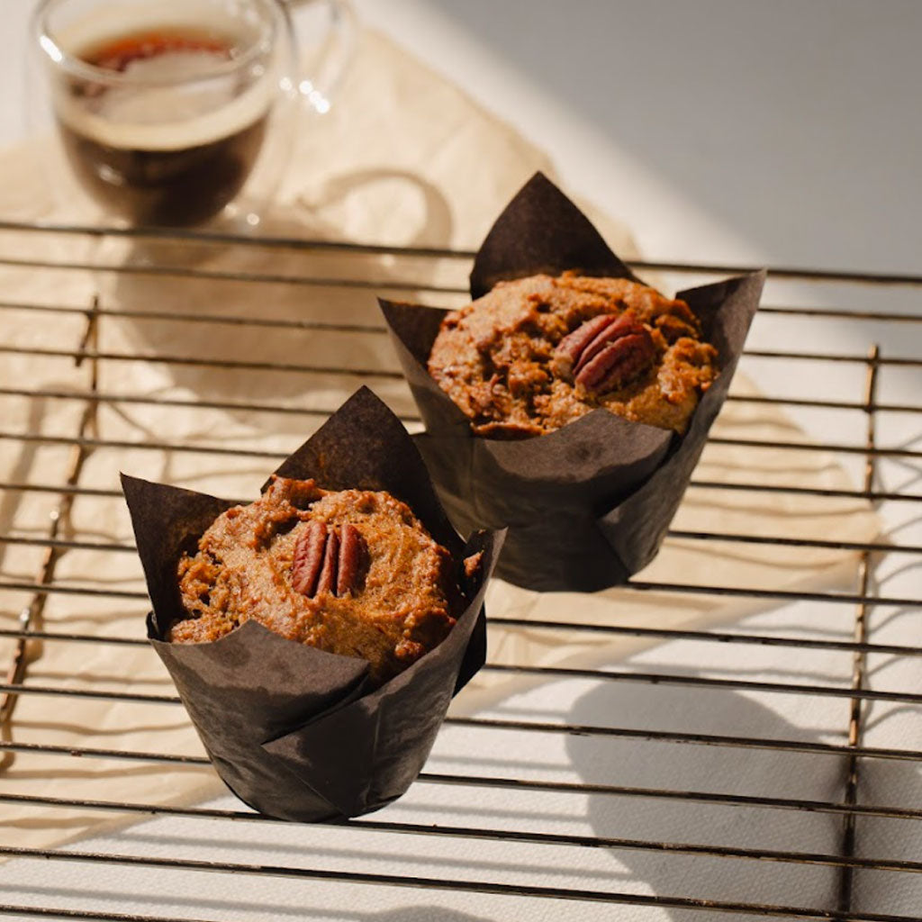 Banana and pecan loaf & muffin