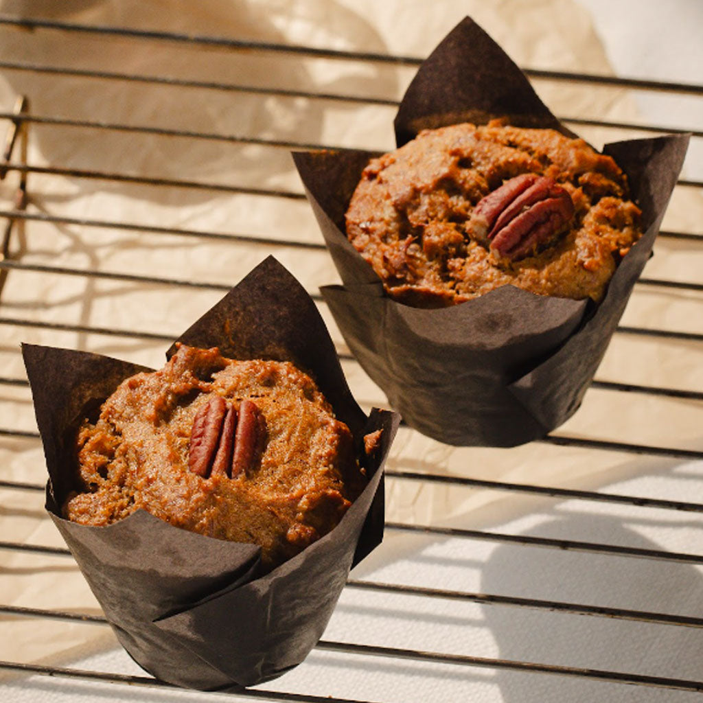 Banana and pecan loaf & muffin