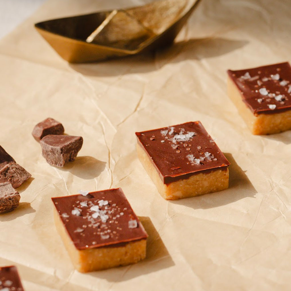 Chocolate, sea salt and peanut butter bites