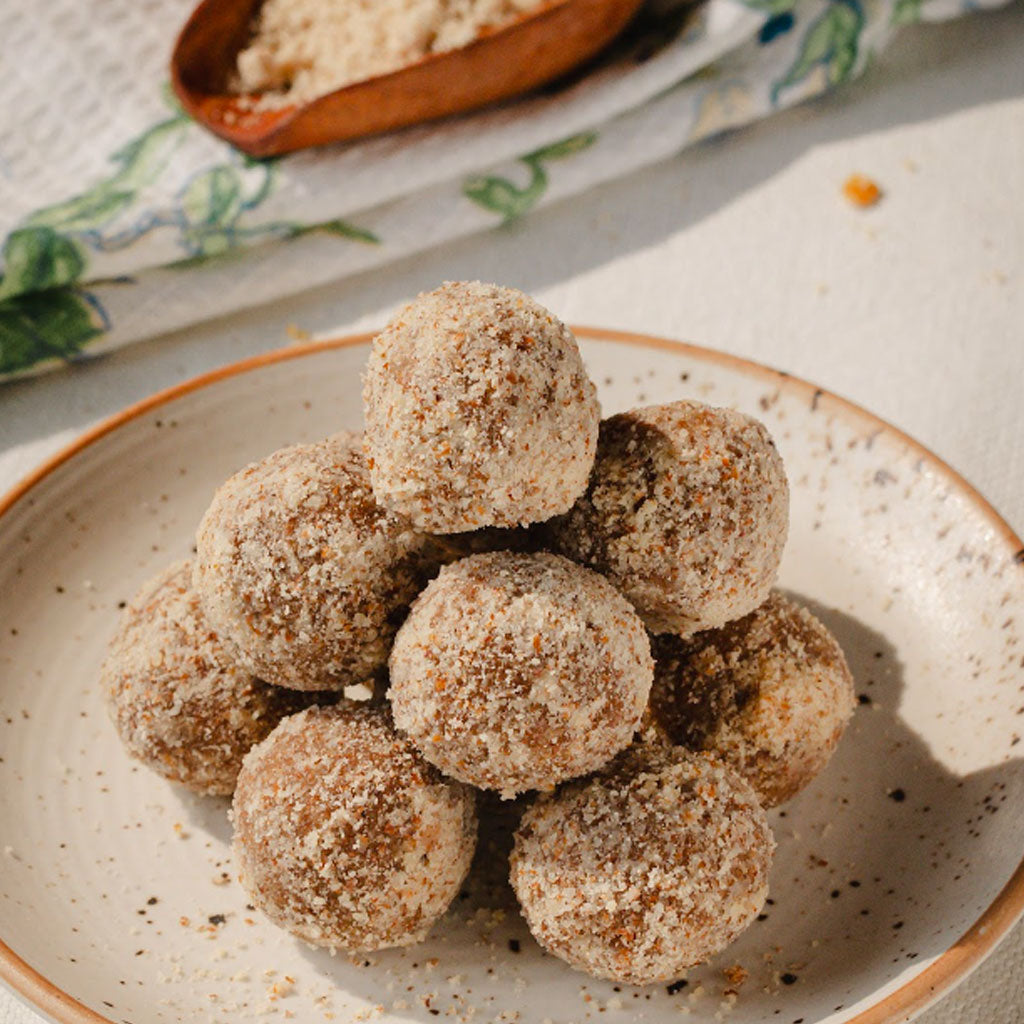 Almond & coconut ladoos