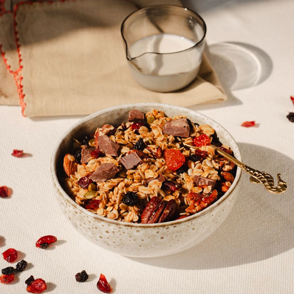 Maple, Dry Fruit and Dark Chocolate Granola