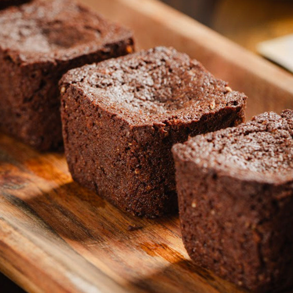 Mini cacao brownies