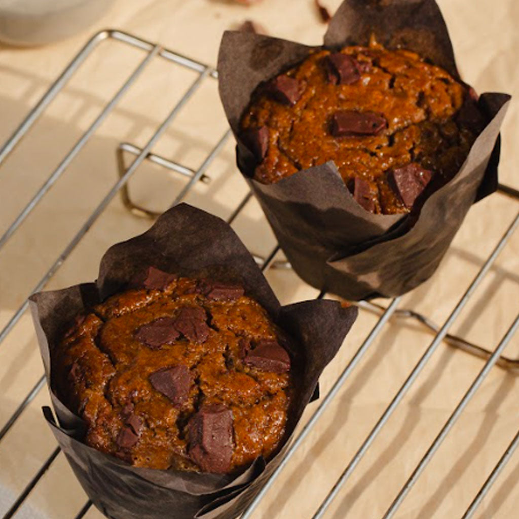 Pumpkin and dark chocolate loaf & muffin